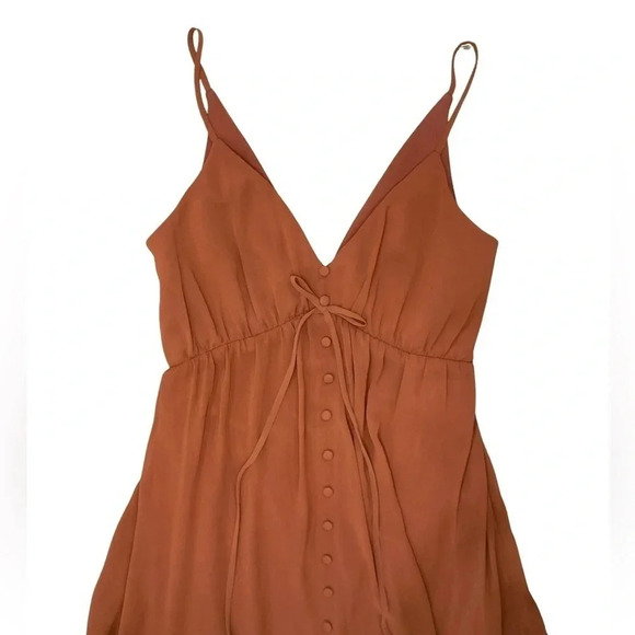 Sorella Vita 9419 Bridesmaid Maxi Dress NWT | Burnt Orange | Size 10 - Picture 5 of 9